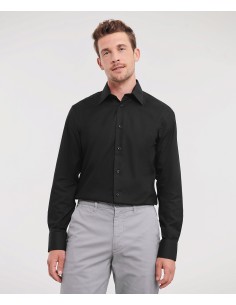 R-R-922M-0-Mens L/S Easy Care Tailored Oxford Shirt 2